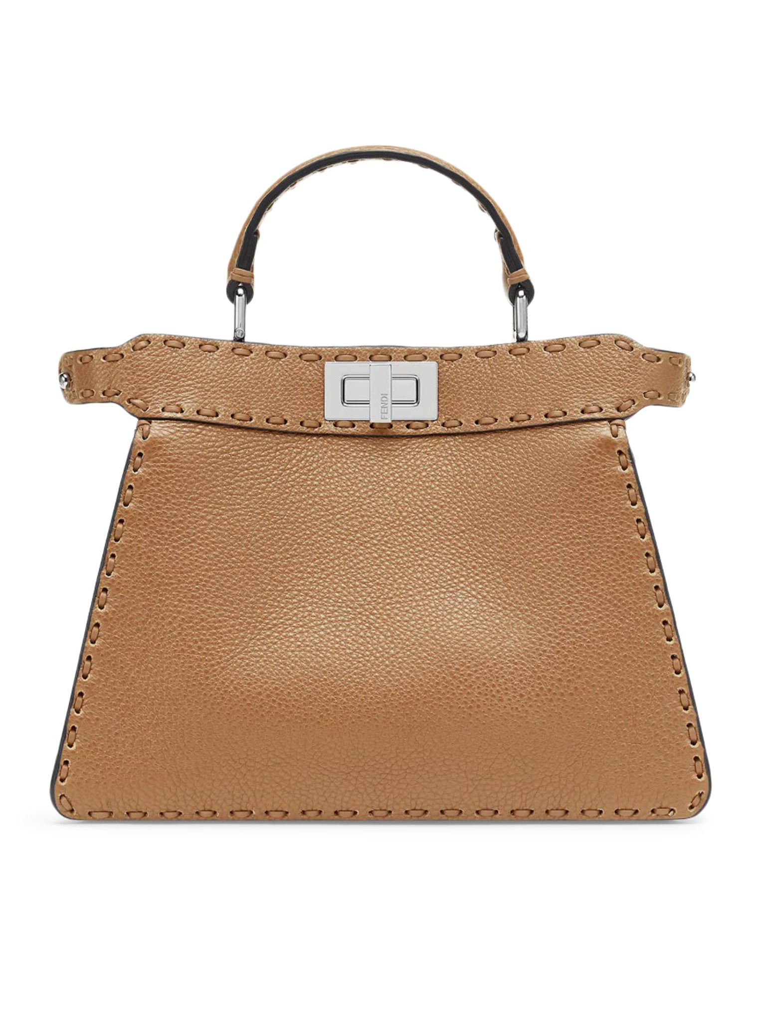 PEEKABOO ISEEU SMALL SADDLERY BAG CAPPUCCINO COLOR