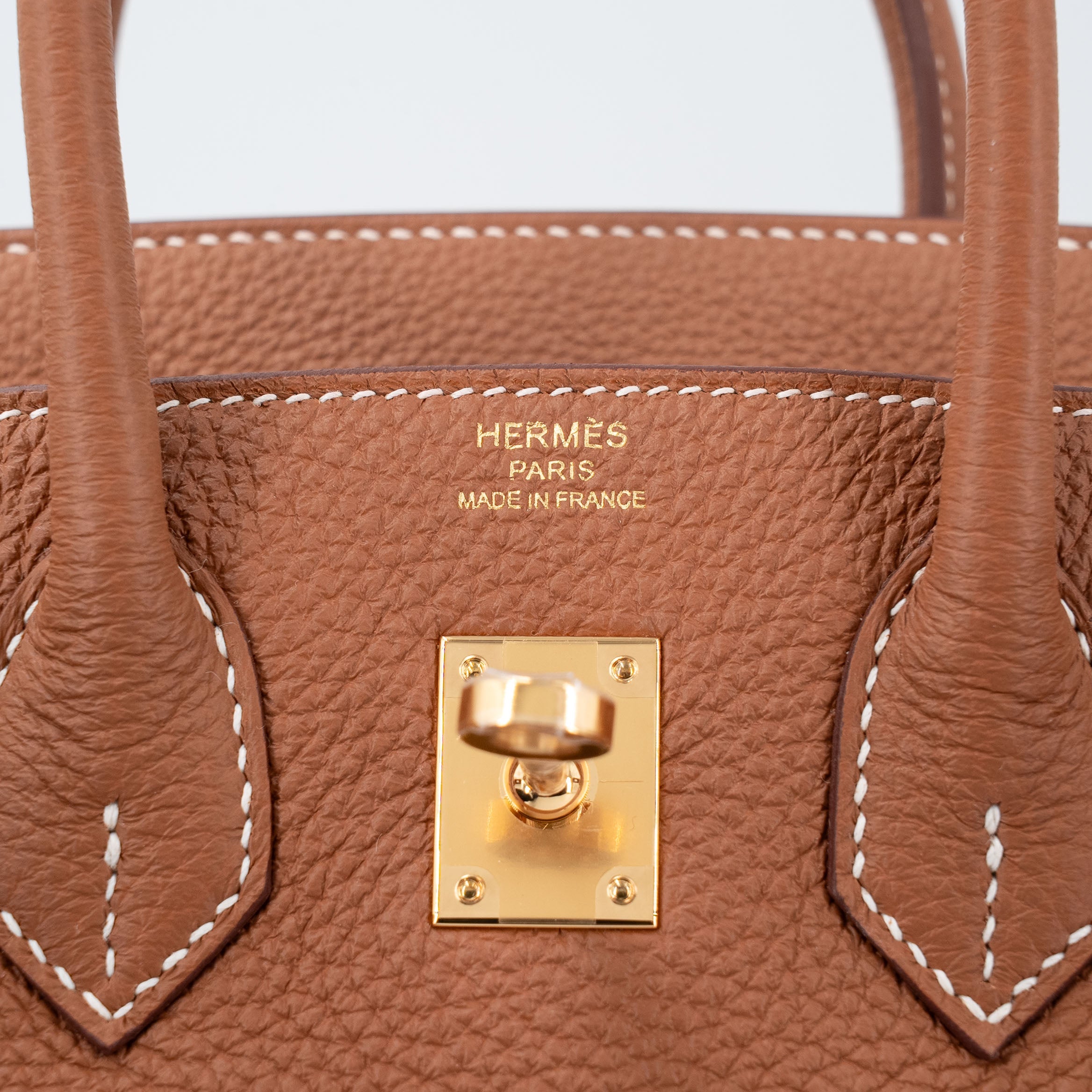 HERMÈS Birkin 25 Gold Togo Gold hardware K (2025)