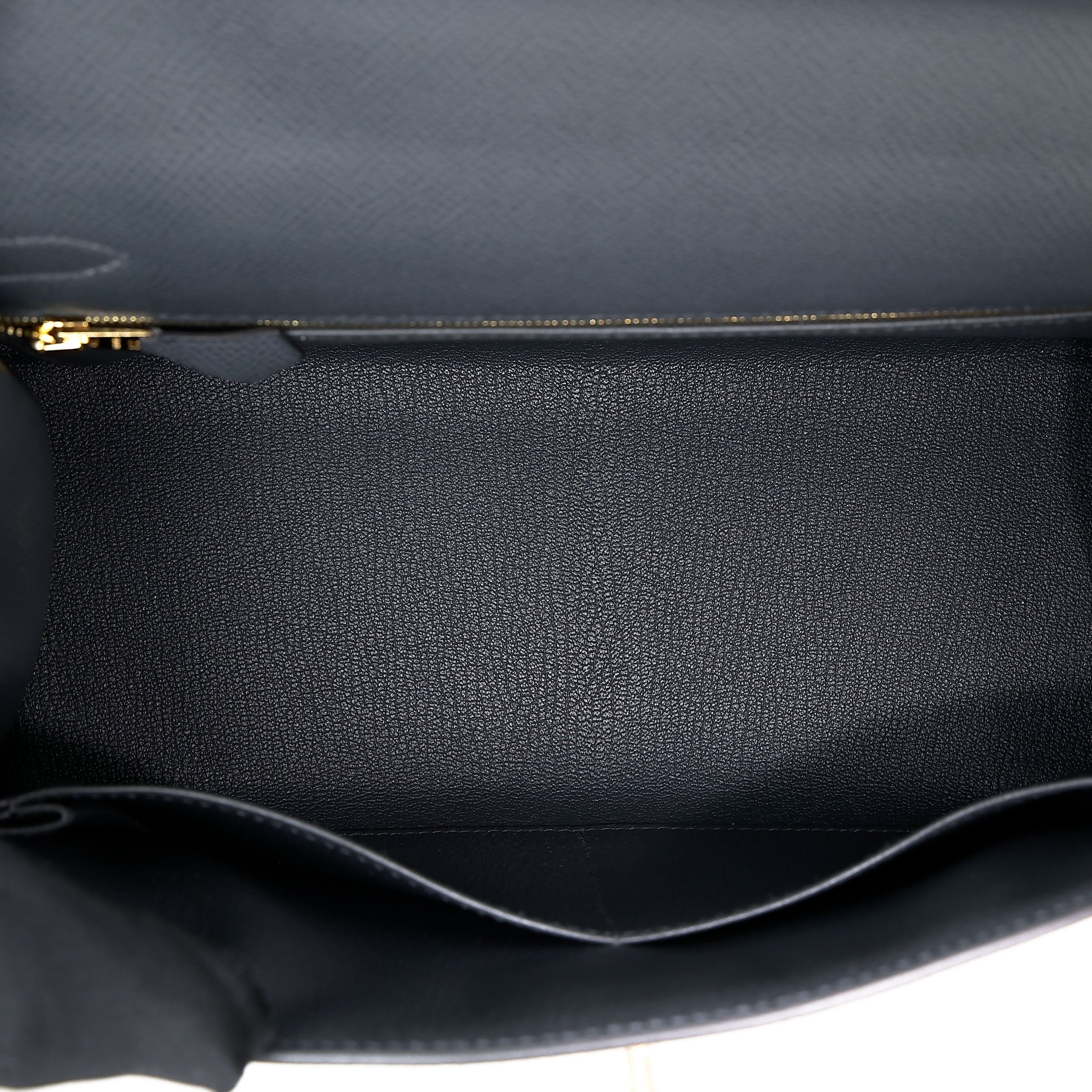 HERMÈS Kelly 28 Sellier Gris misty (H0) Epsom Permabrass hardware W (2024)