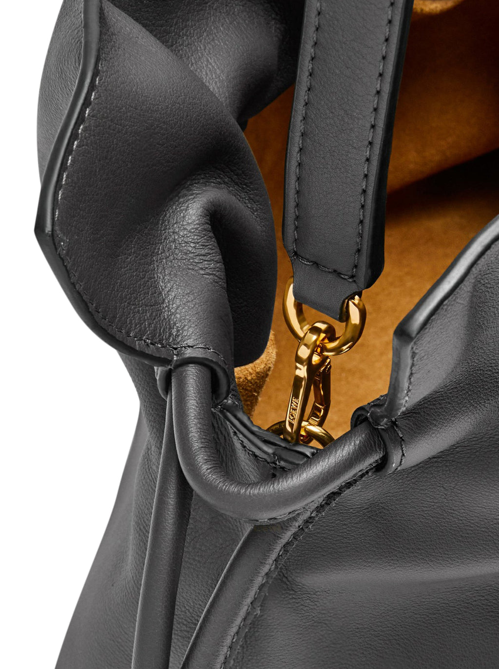 MEDIUM FLAMENCO CLUTCH BAG IN CALFSKIN NAPPA