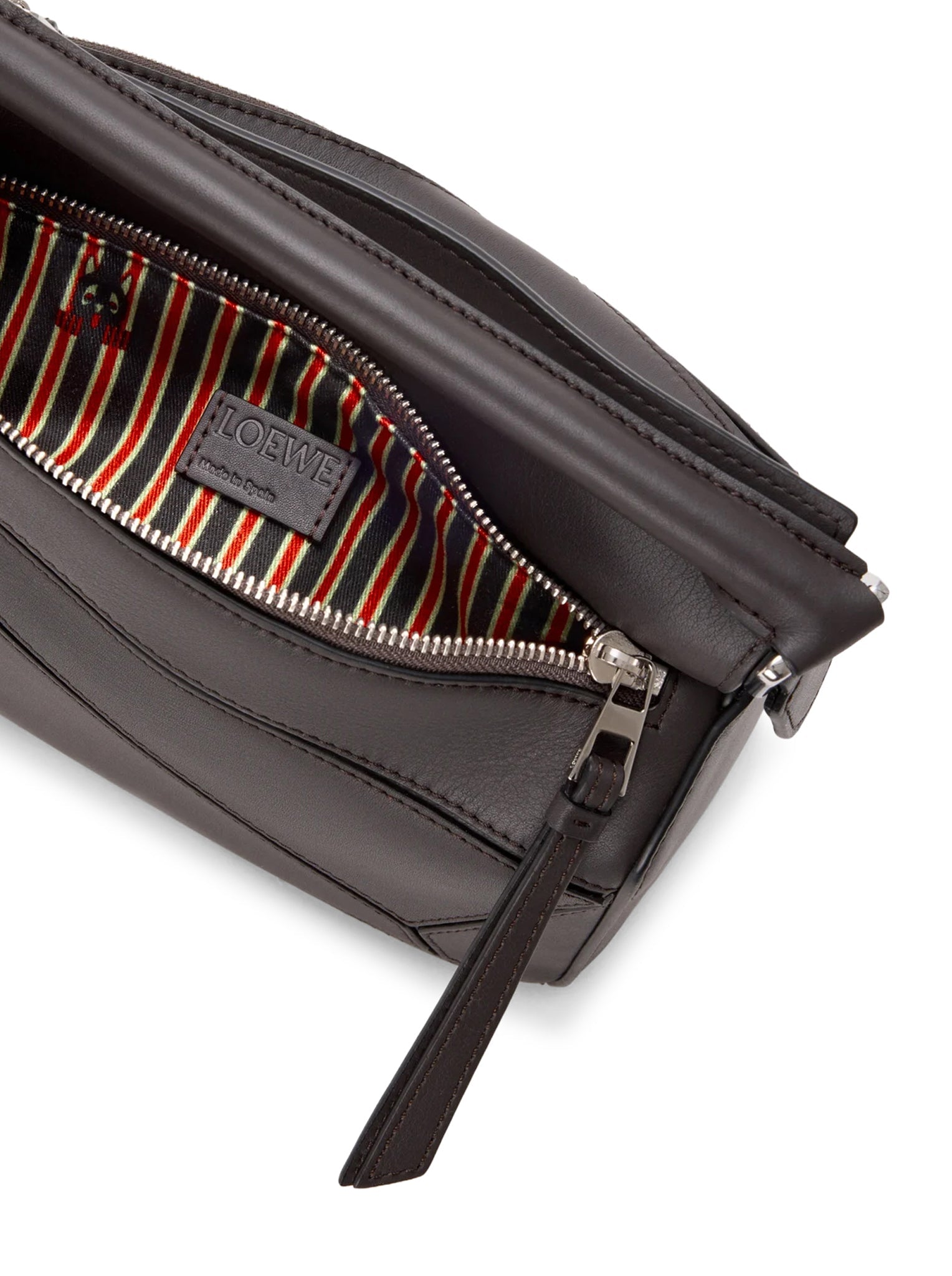 FUTURIST CAT SMALL PUZZLE BAG IN CALFSKIN