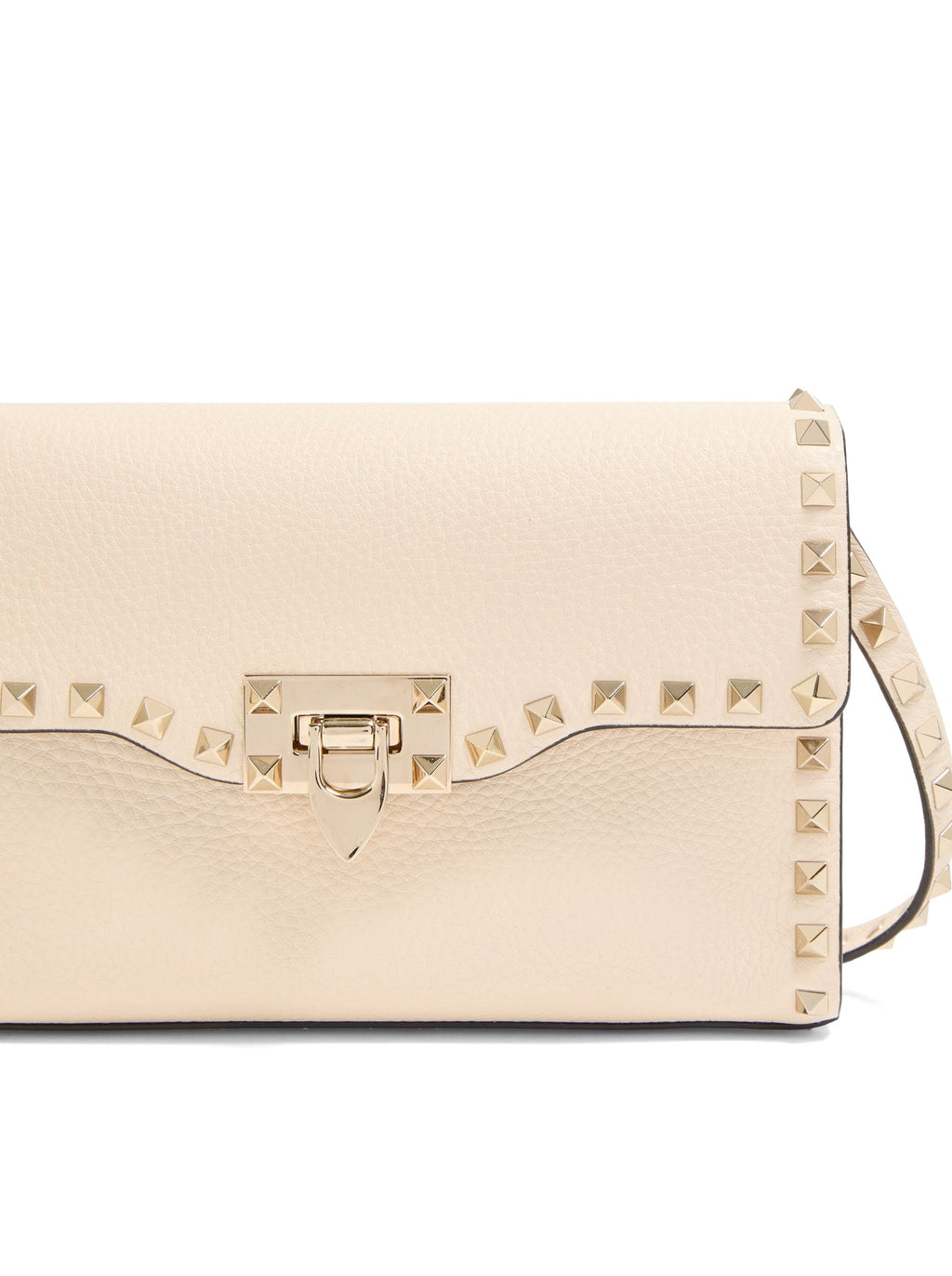 ROCKSTUD SMALL GARNET CALFSKIN CROSSBODY BAG