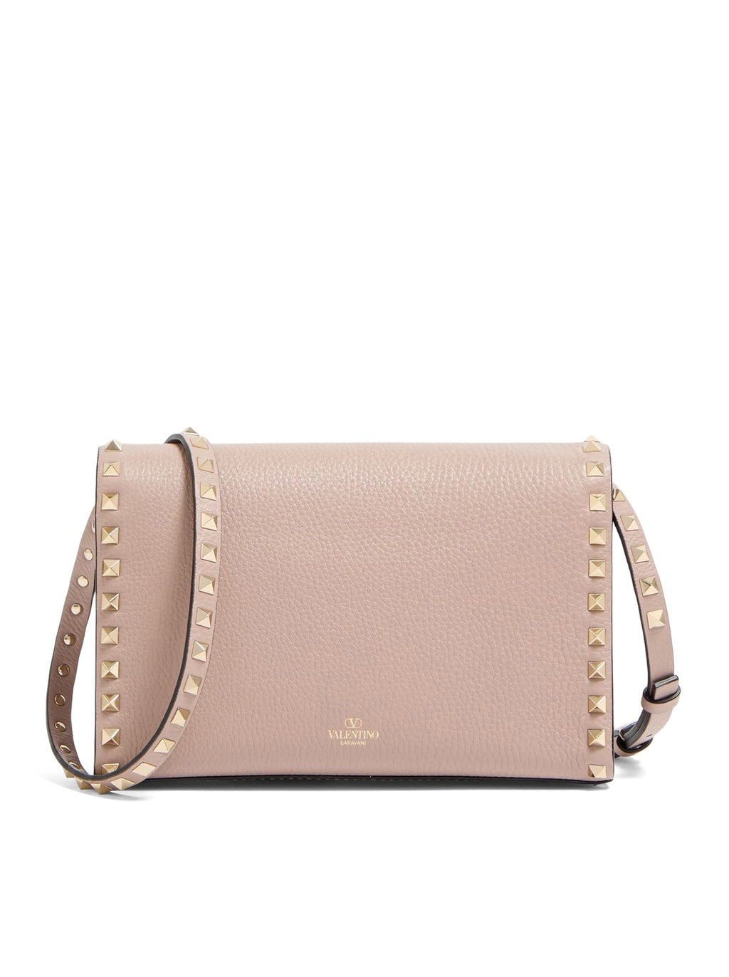 ROCKSTUD SMALL GARNET CALFSKIN CROSSBODY BAG