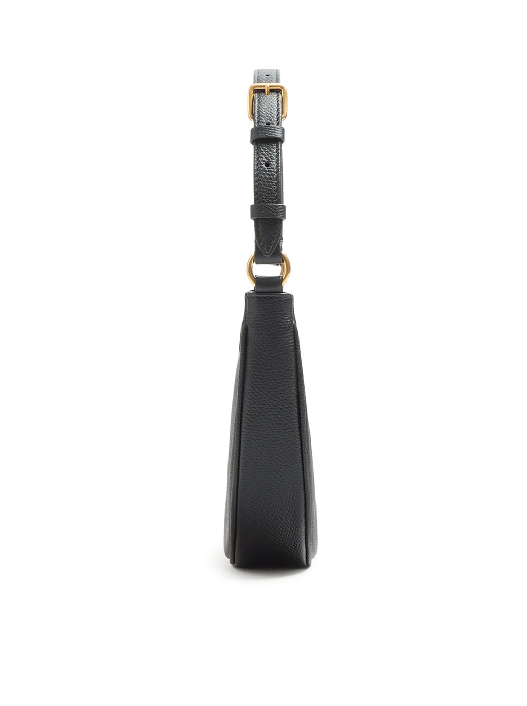VLOGO SIGNATURE MINI HOBO BAG IN BLACK GARNET CALFSKIN
