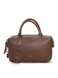 SMALL NATURAL LEATHER TOP HANDLE