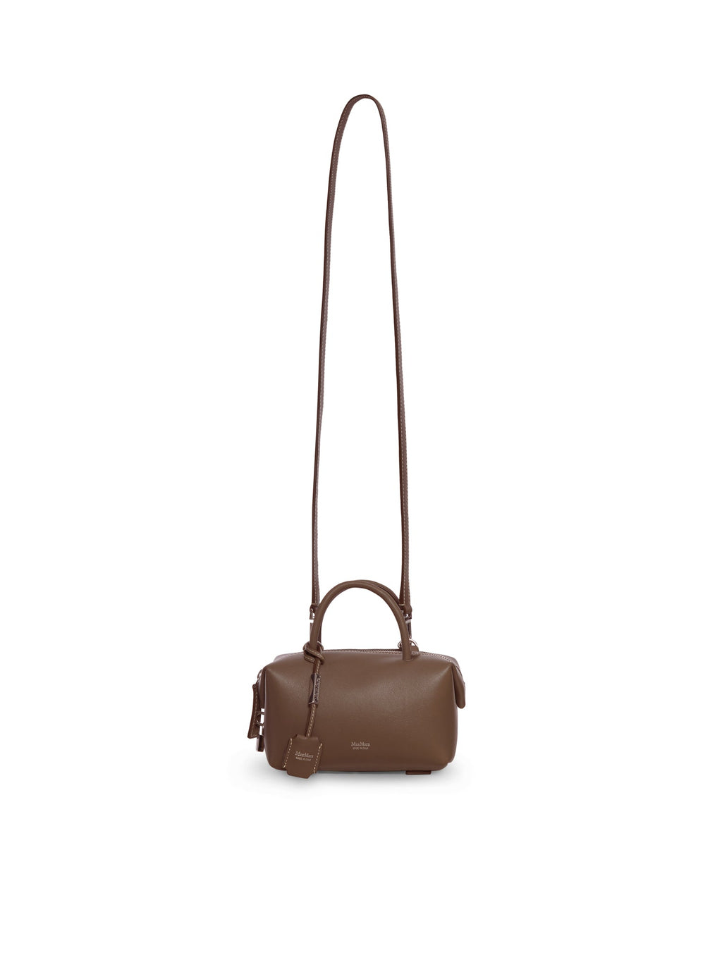 SMALL NATURAL LEATHER TOP HANDLE