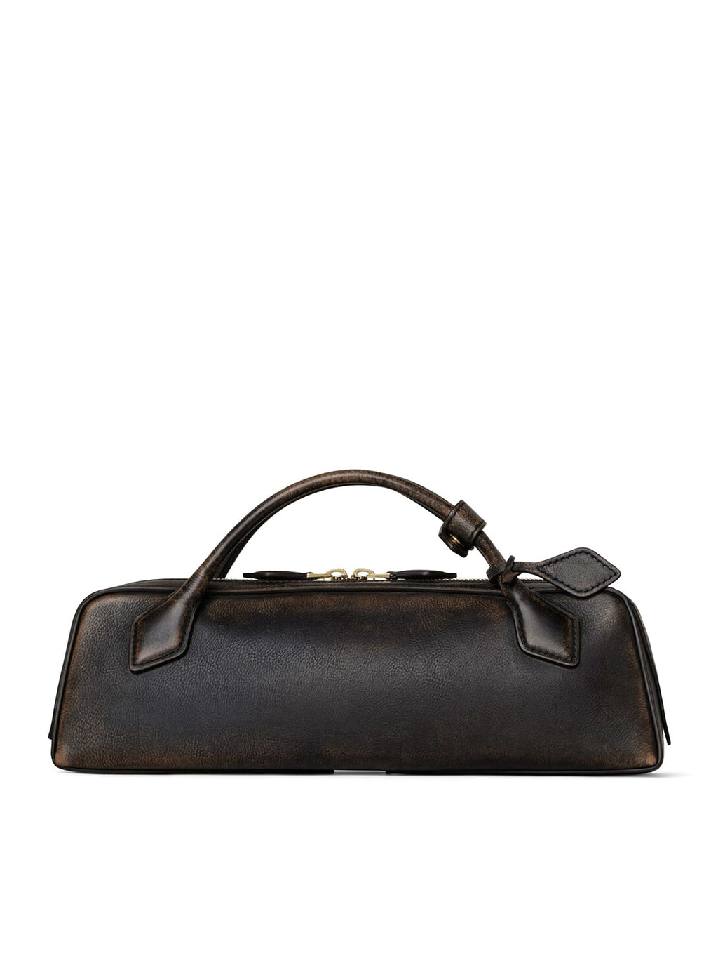 LE TECKEL POUCH IN AGED LEATHER