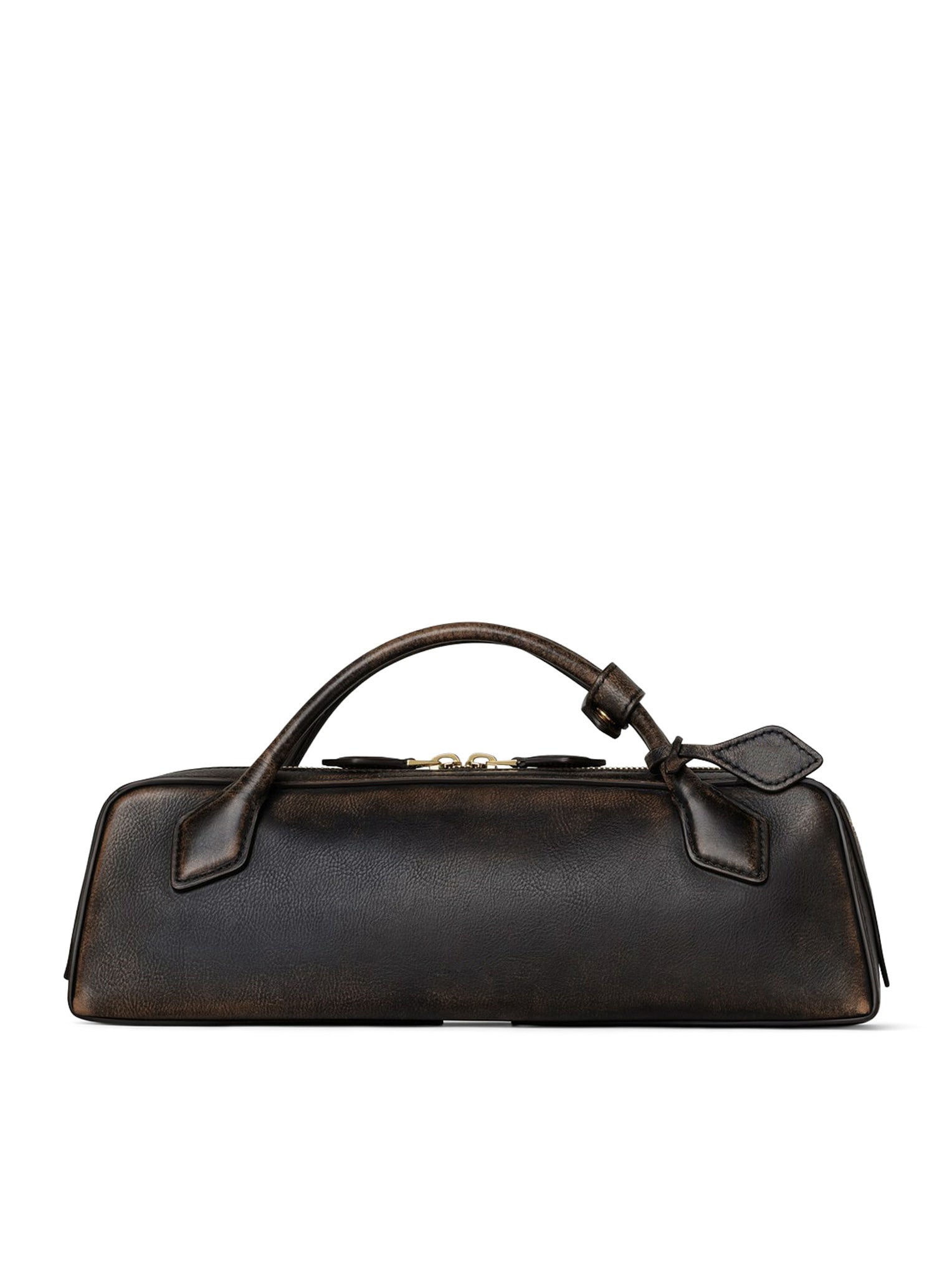 LE TECKEL POUCH IN AGED LEATHER