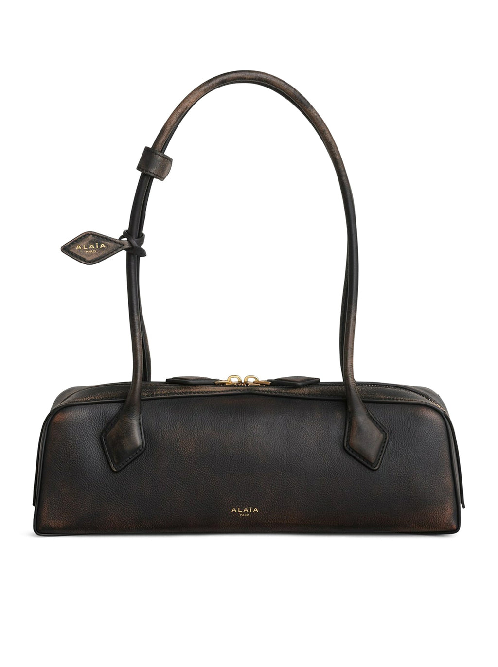 LE TECKEL MEDIUM BAG IN AGED LEATHER