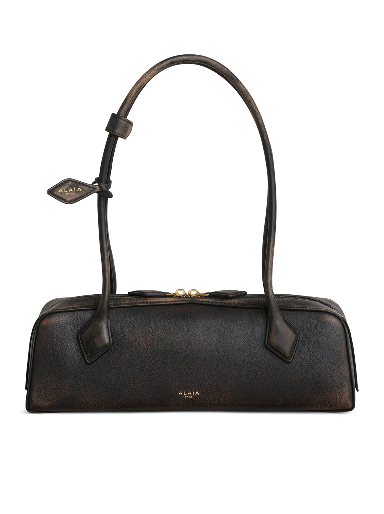LE TECKEL MEDIUM BAG IN AGED LEATHER