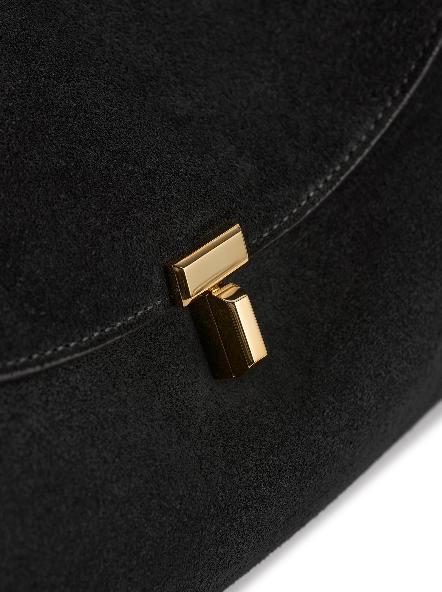 T-LOCK SUEDE BAG