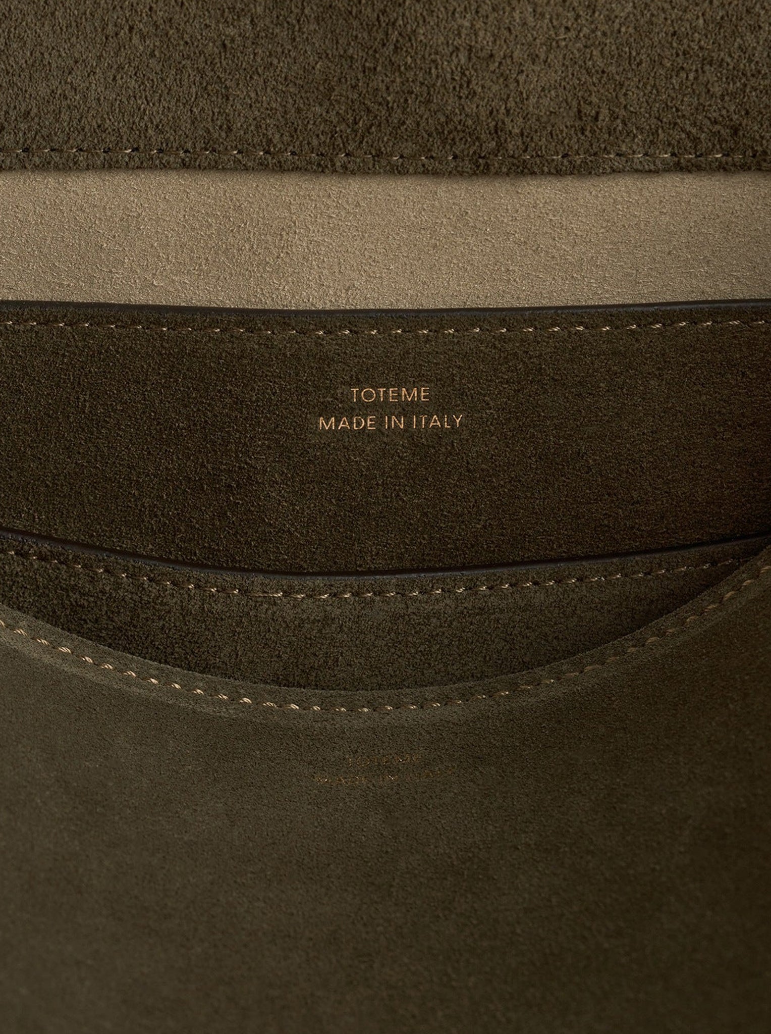 T-LOCK SUEDE BAG