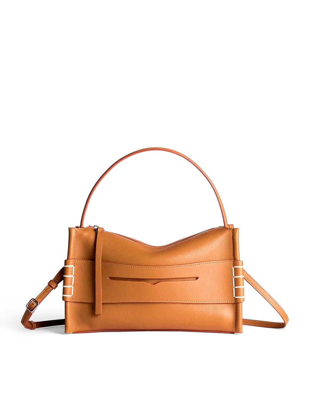 SMALL LOAFER BAG IN BROWN LEATHER