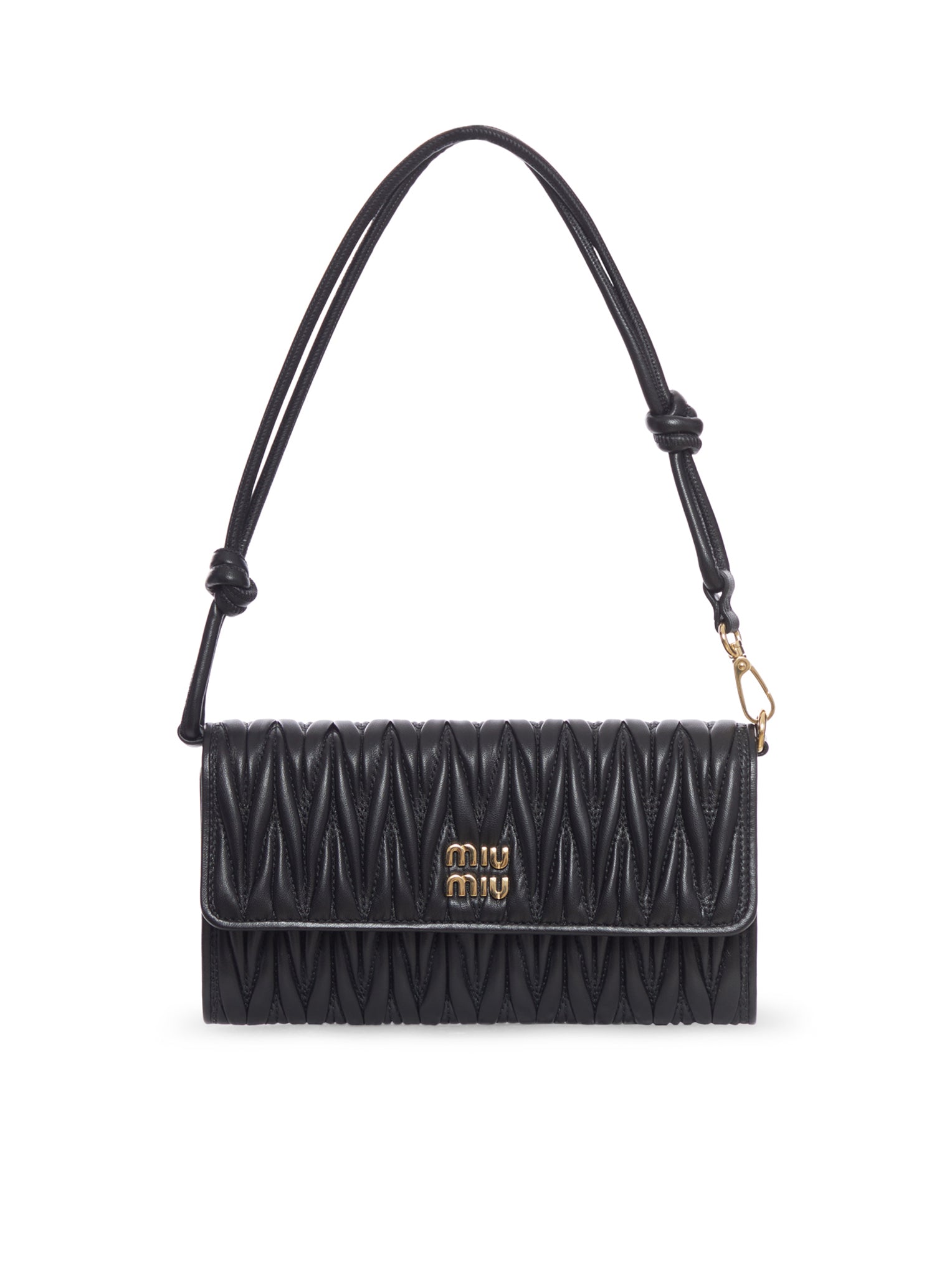 WALLET ON CHAIN IN MATELASSÉ LEATHER