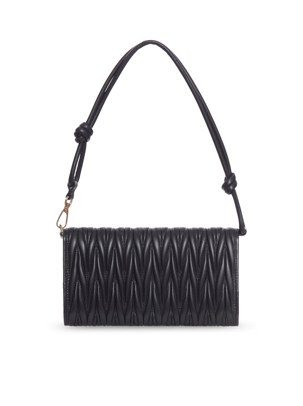 WALLET ON CHAIN IN MATELASSÉ LEATHER