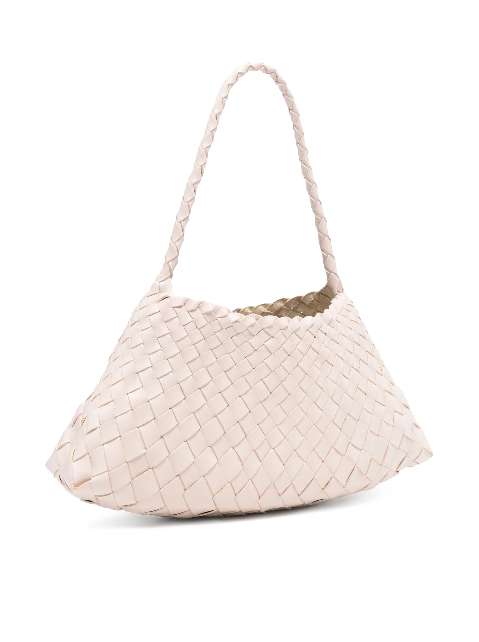 ROSANNA MINI BAG IN DARK BROWN WOVEN LEATHER