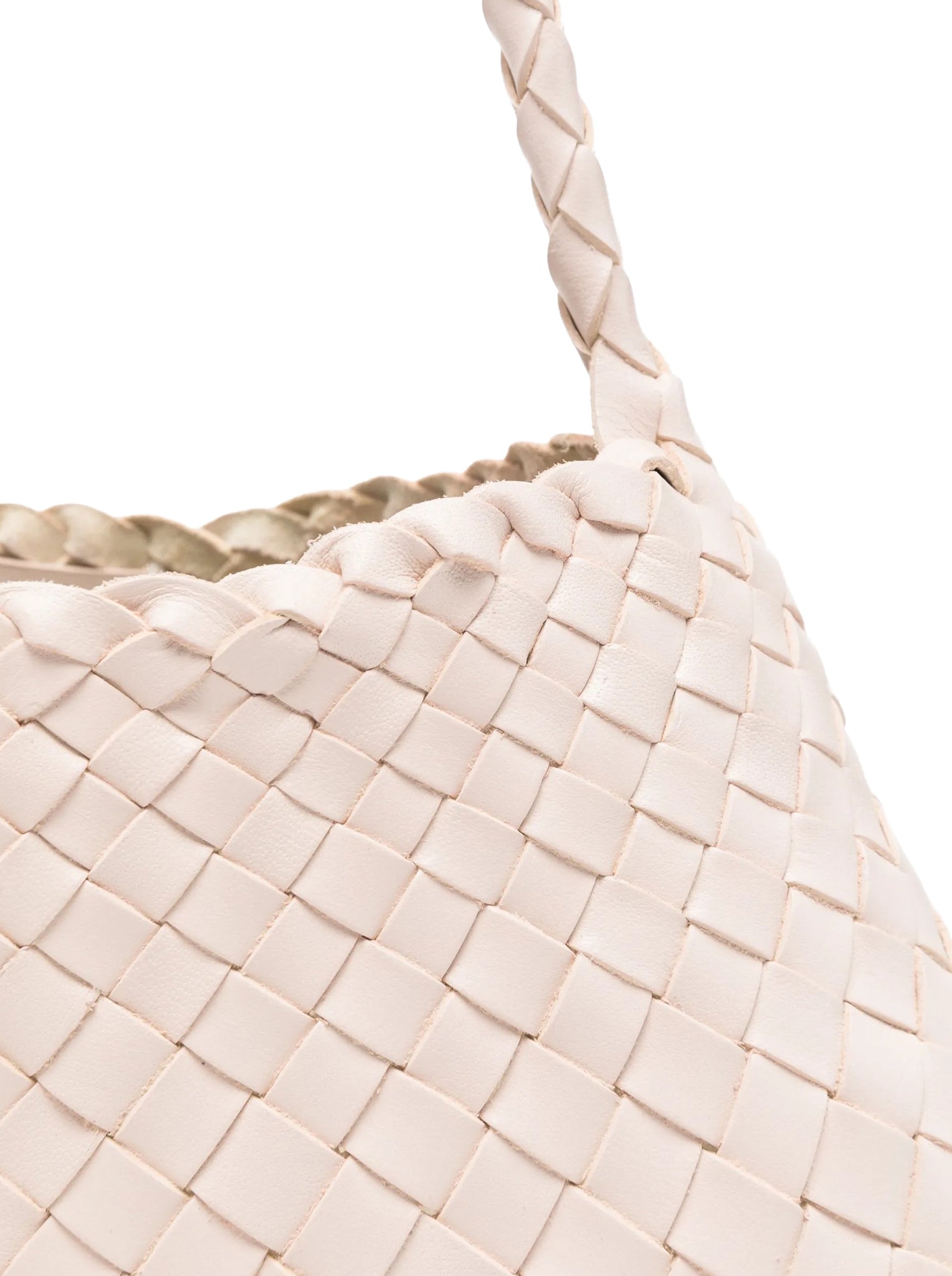 ROSANNA MINI BAG IN DARK BROWN WOVEN LEATHER