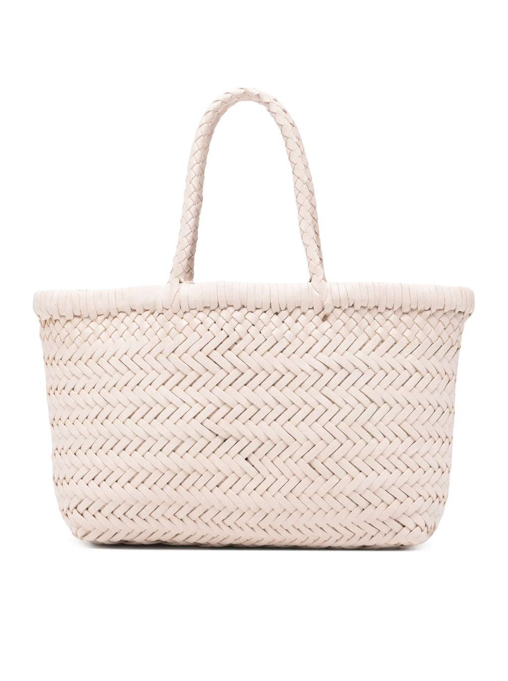 MINI FLAT GORA HANDBAG IN SAND LEATHER