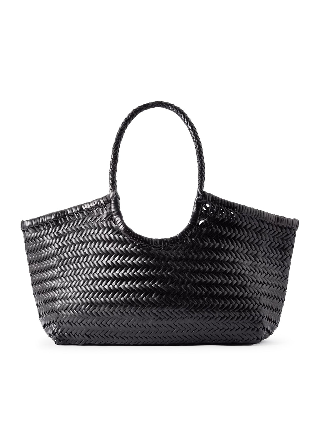 NANTUCKET BIG TOTE BAG IN WOVEN LEATHER