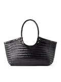 NANTUCKET BIG TOTE BAG IN WOVEN LEATHER