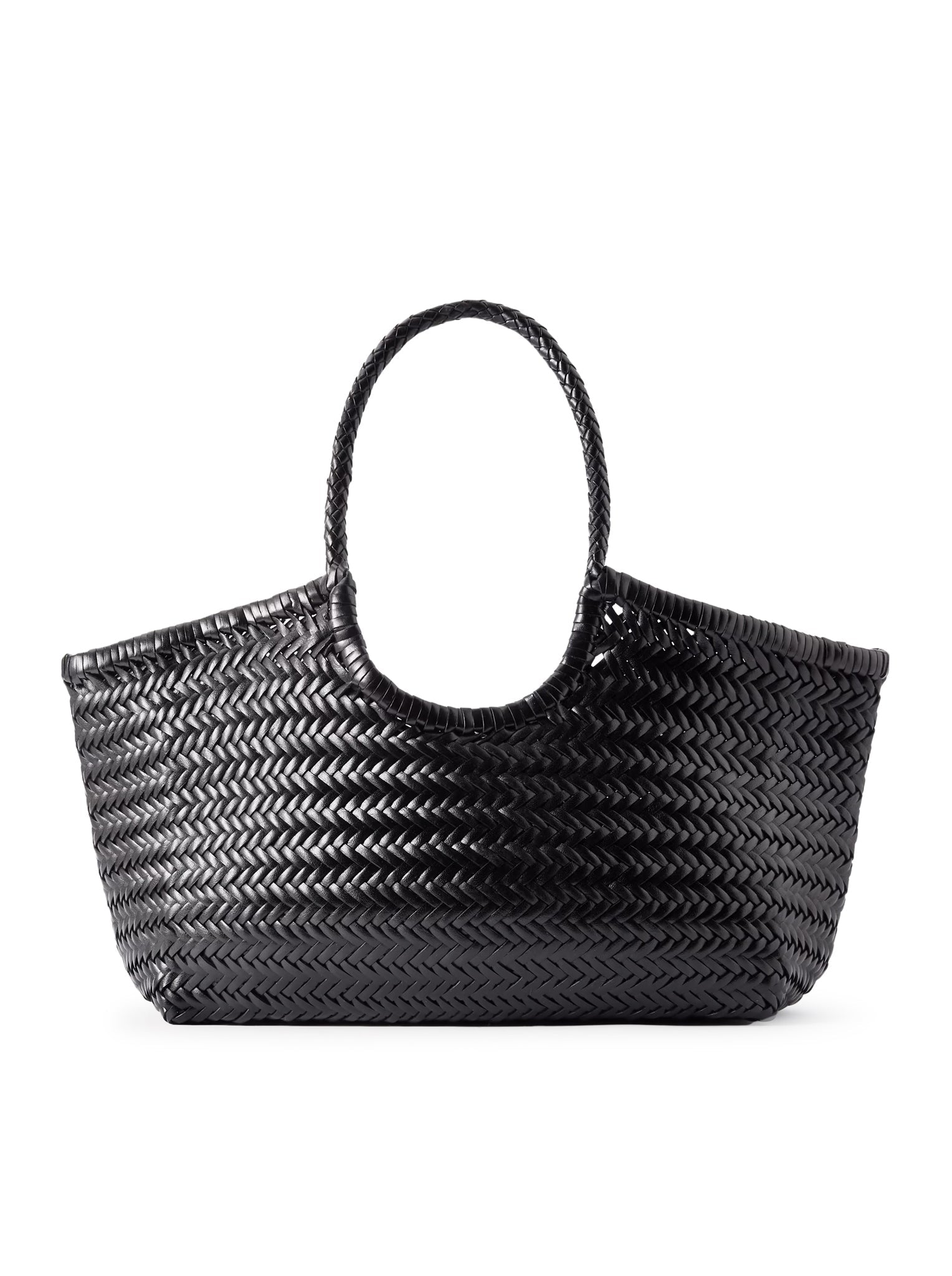 NANTUCKET BIG TOTE BAG IN WOVEN LEATHER