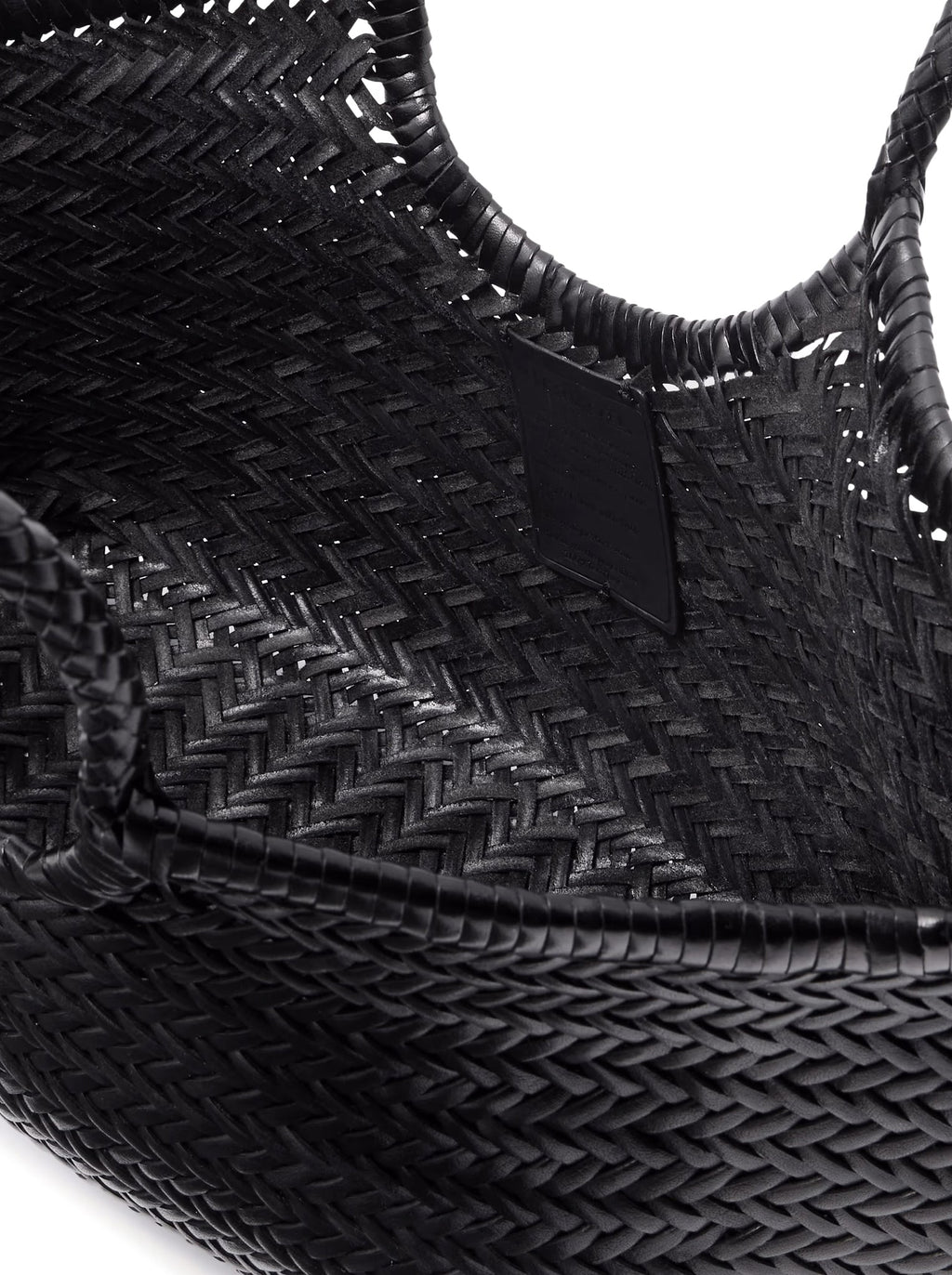 NANTUCKET BIG TOTE BAG IN WOVEN LEATHER