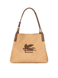 LIBRA RAFFIA SHOPPING BAG