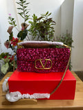 Vltn Pink Studs Edition Bag Latest Model 2025