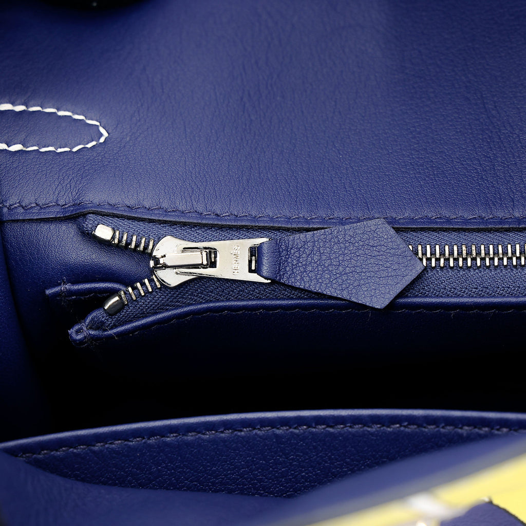HERMÈS Limited Edition Birkin 25 One Two Three and Away We Go Multi-color Swift Palladium hardware D (2019)