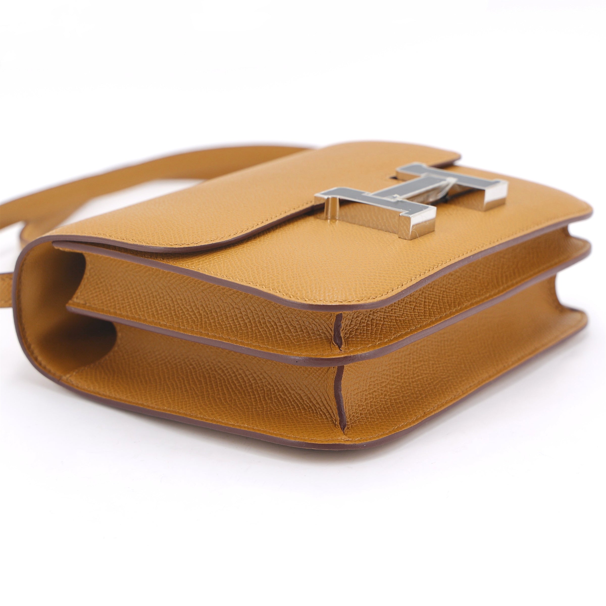 HERMÈS Constance Mini Sesame (2S) Noir (89) Epsom Enamel hardware W (2024)