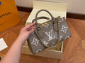 Louis Vuitton OTG grey Handbag