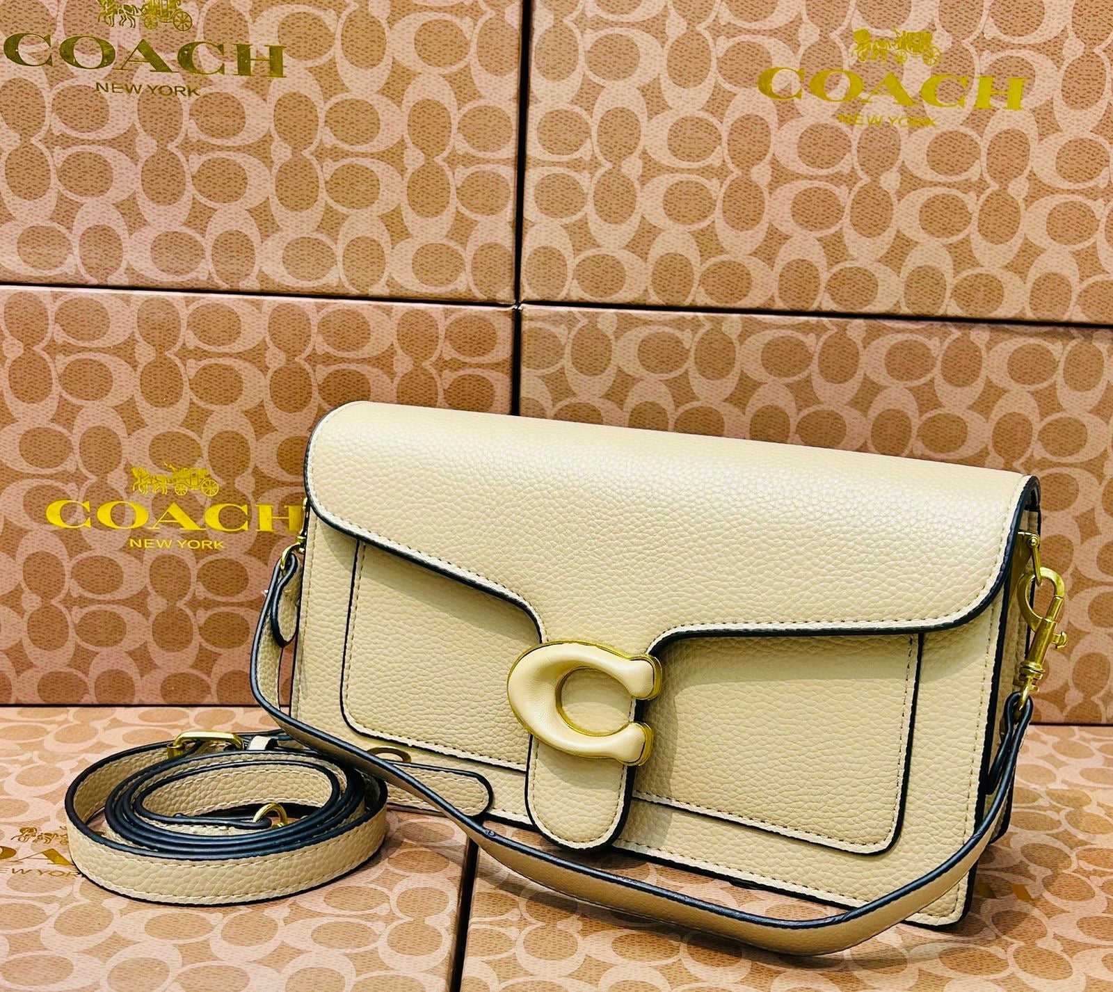 Coch tabby bag l