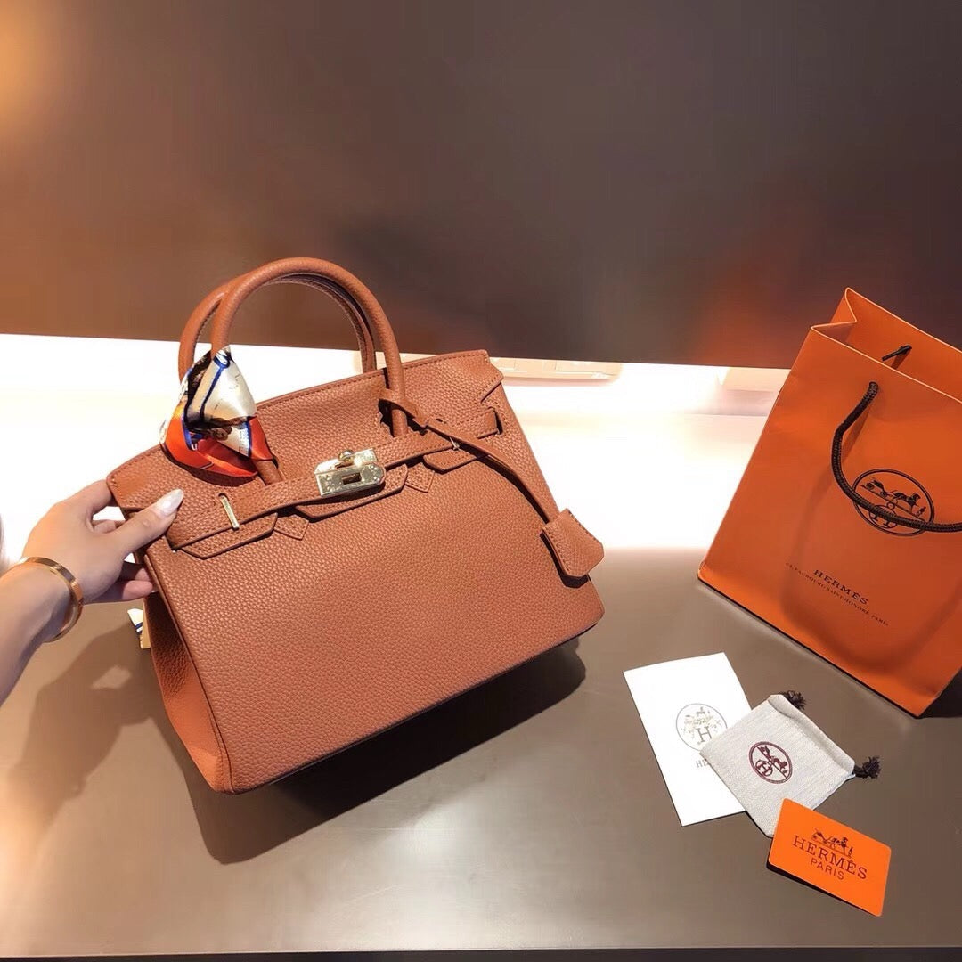 Hermes brikin brown Handbag