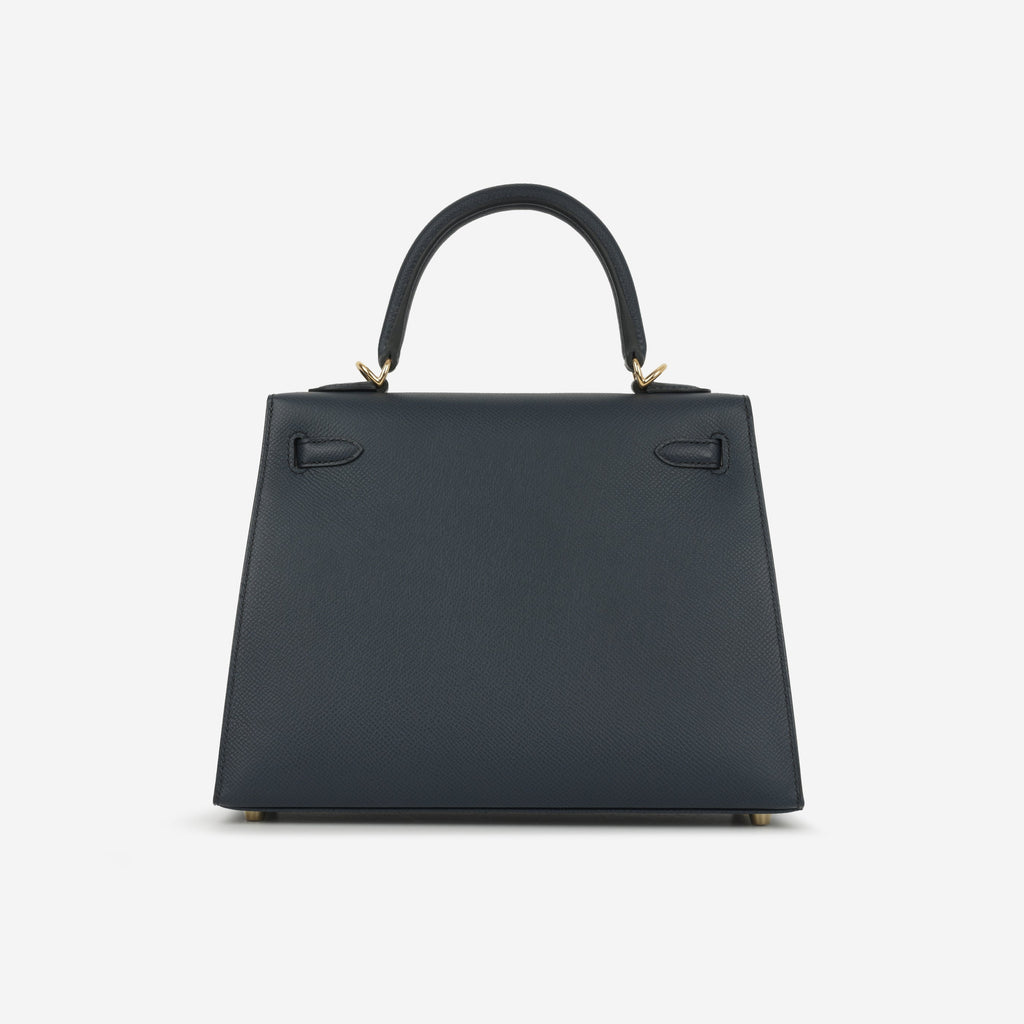 Hermès Kelly 25 - Bleu Indigo Epsom | Gold Hardware