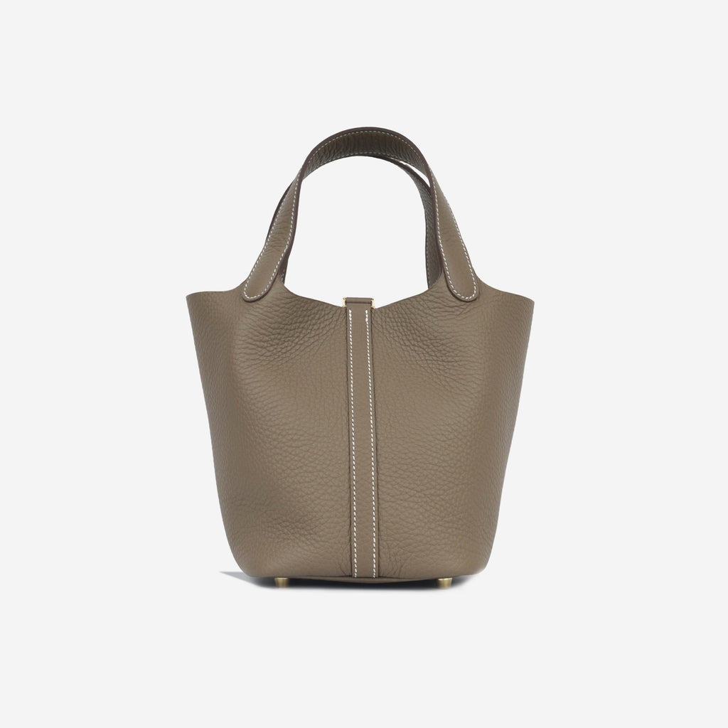 Hermès Picotin 18 - Etoupe Clemence | Gold Hardware