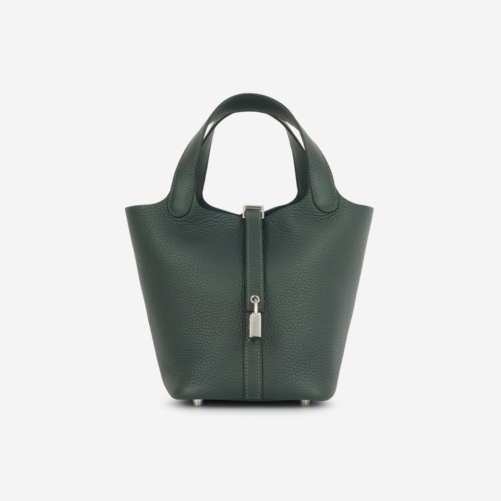 Hermès Picotin 18 - Vert Fonce Clemence | Palladium Hardware