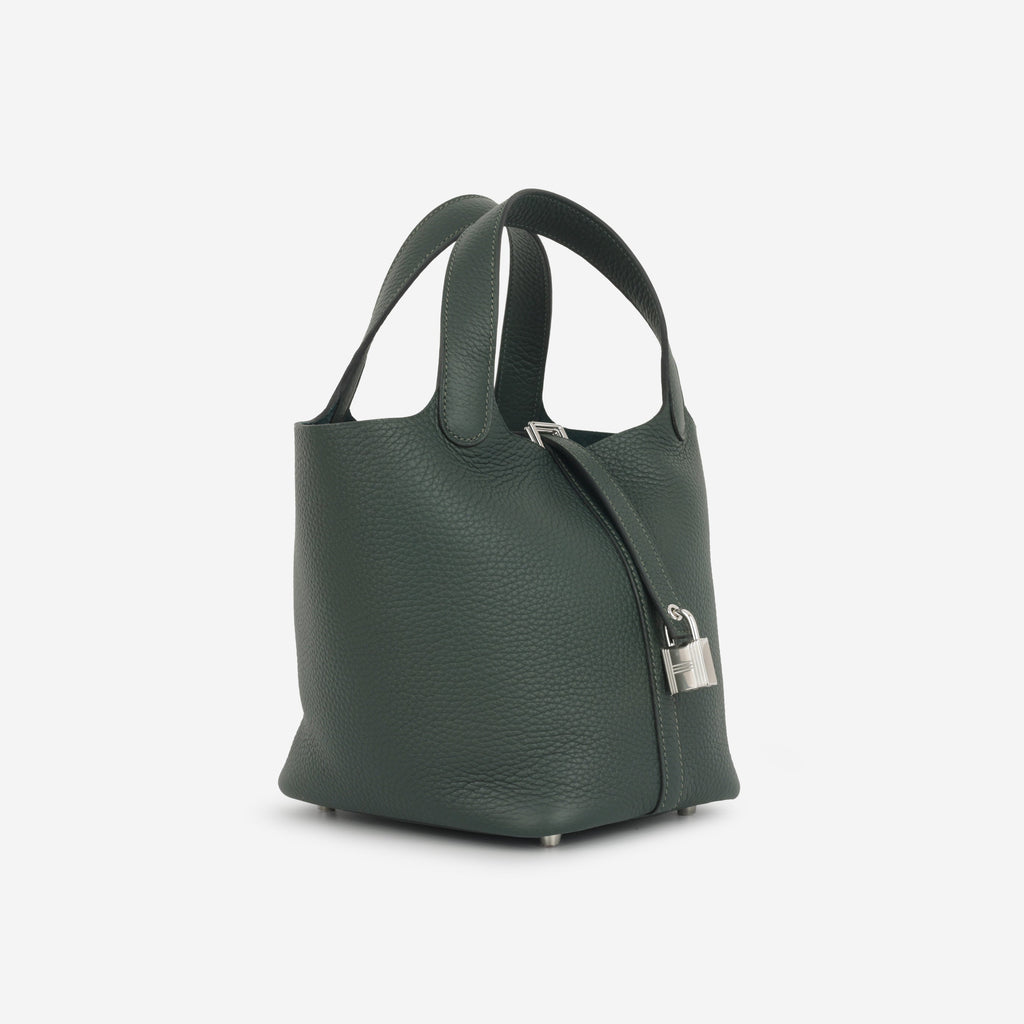 Hermès Picotin 18 - Vert Fonce Clemence | Palladium Hardware