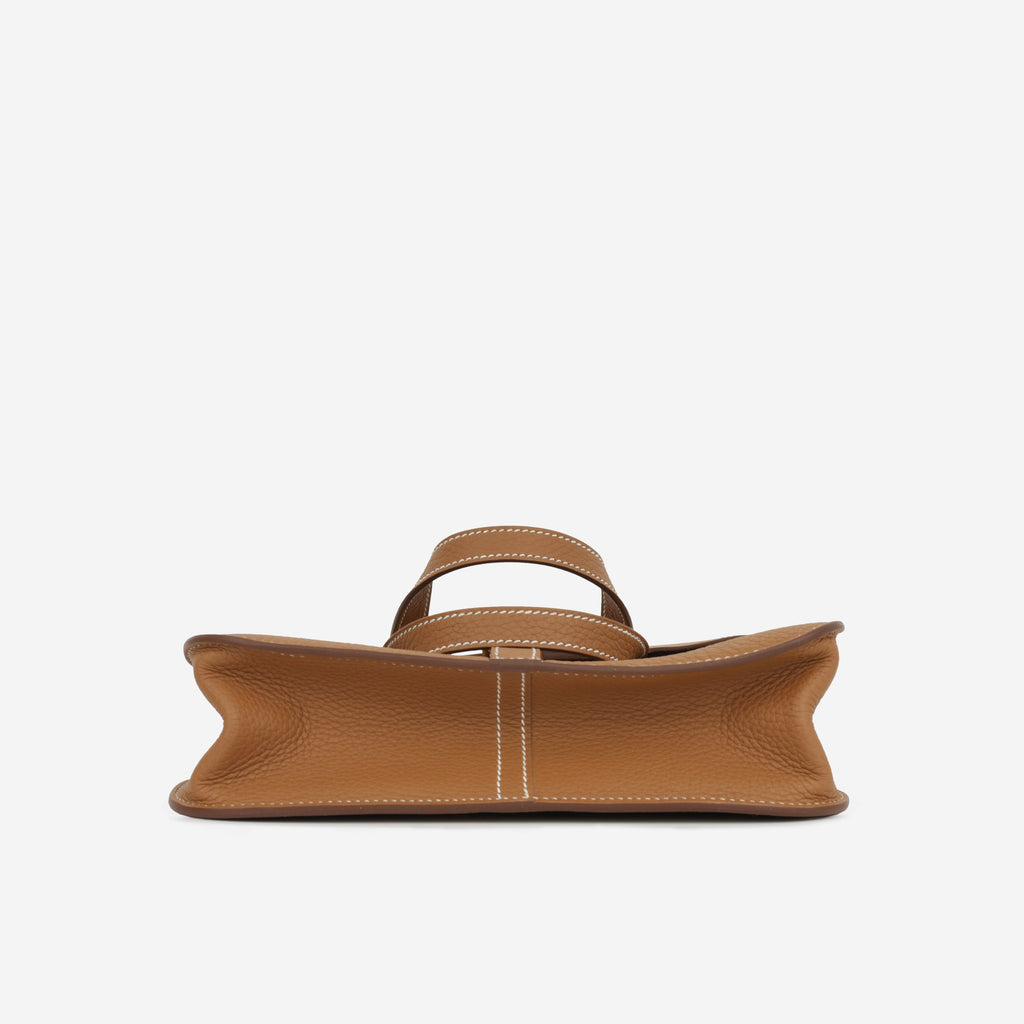 Hermès Halzan 25 - Gold Clemence | Gold Hardware