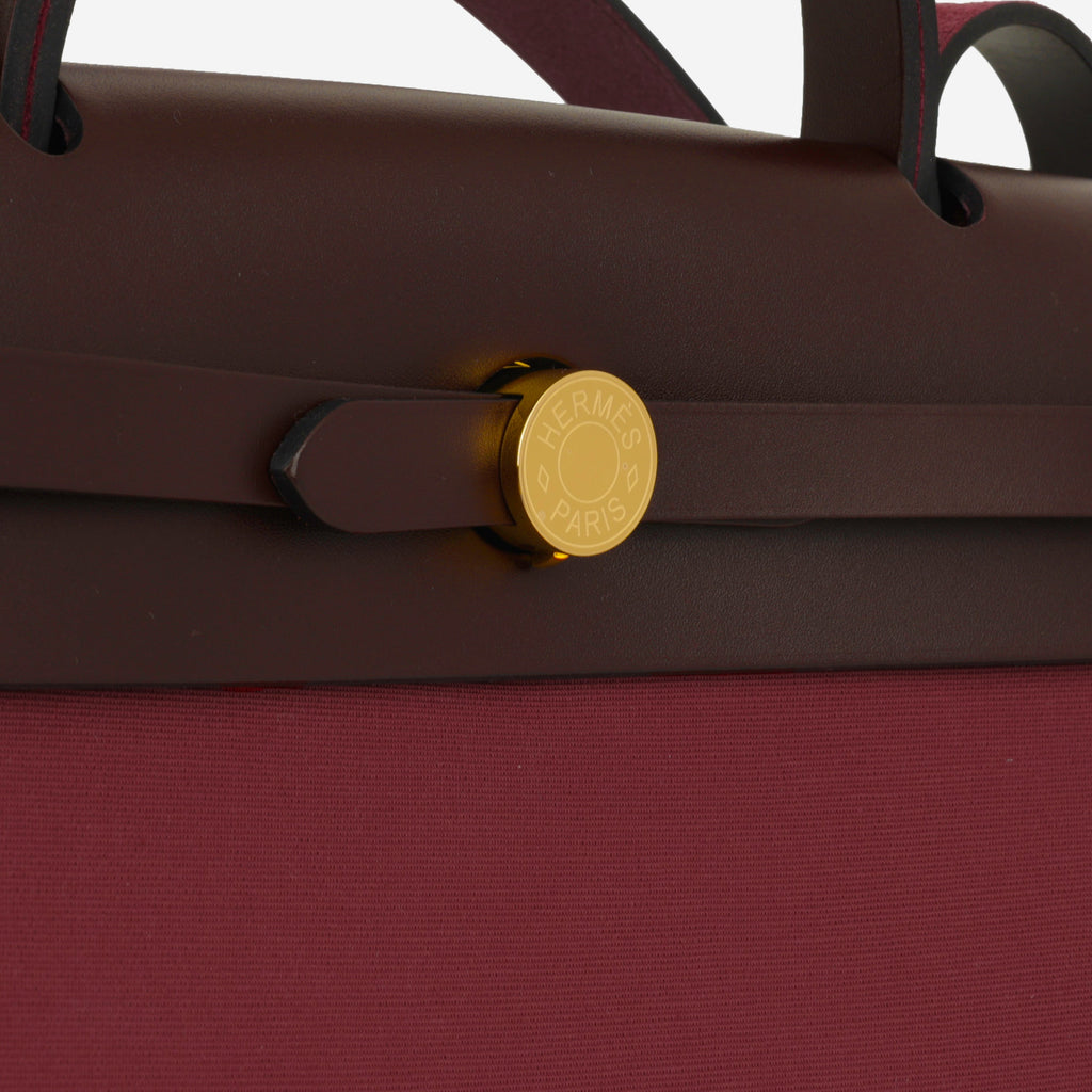 Hermès Herbag 31 - Rubis / Rouge Sellier