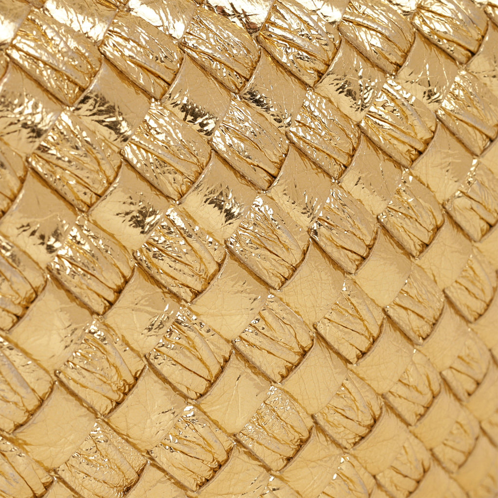 Bottega Veneta Mini Jodie - Gold Metallic Intrecciato | Gold Hardware