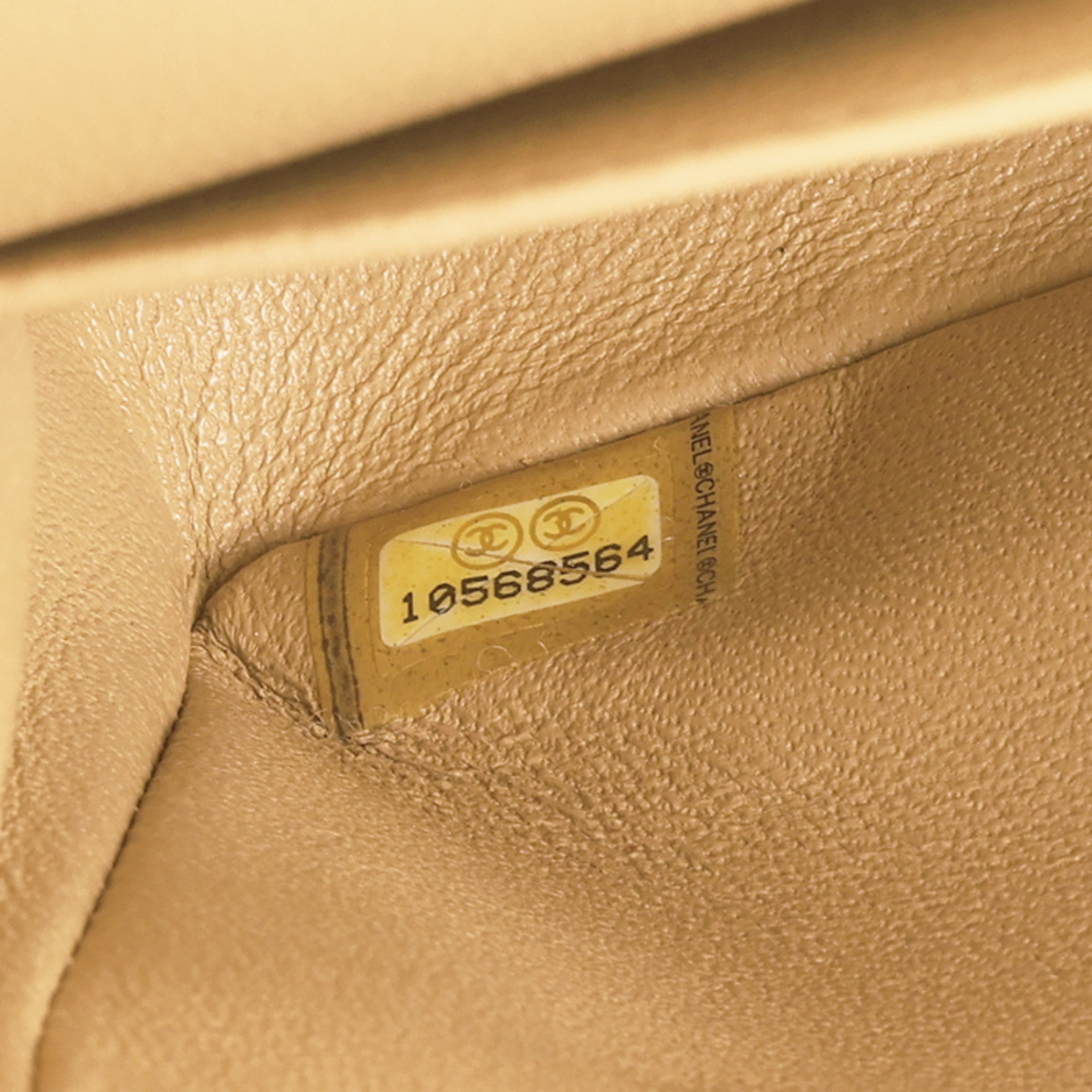 Chanel Vintage Medium Classic Flap - Beige Lambskin | Silver Hardware