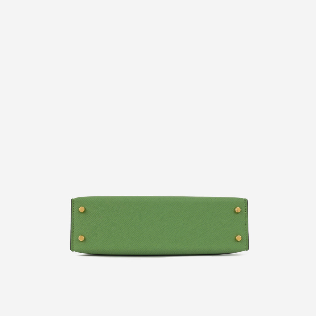 Hermès Mini Kelly - Vert Yucca Epsom | Gold Hardware