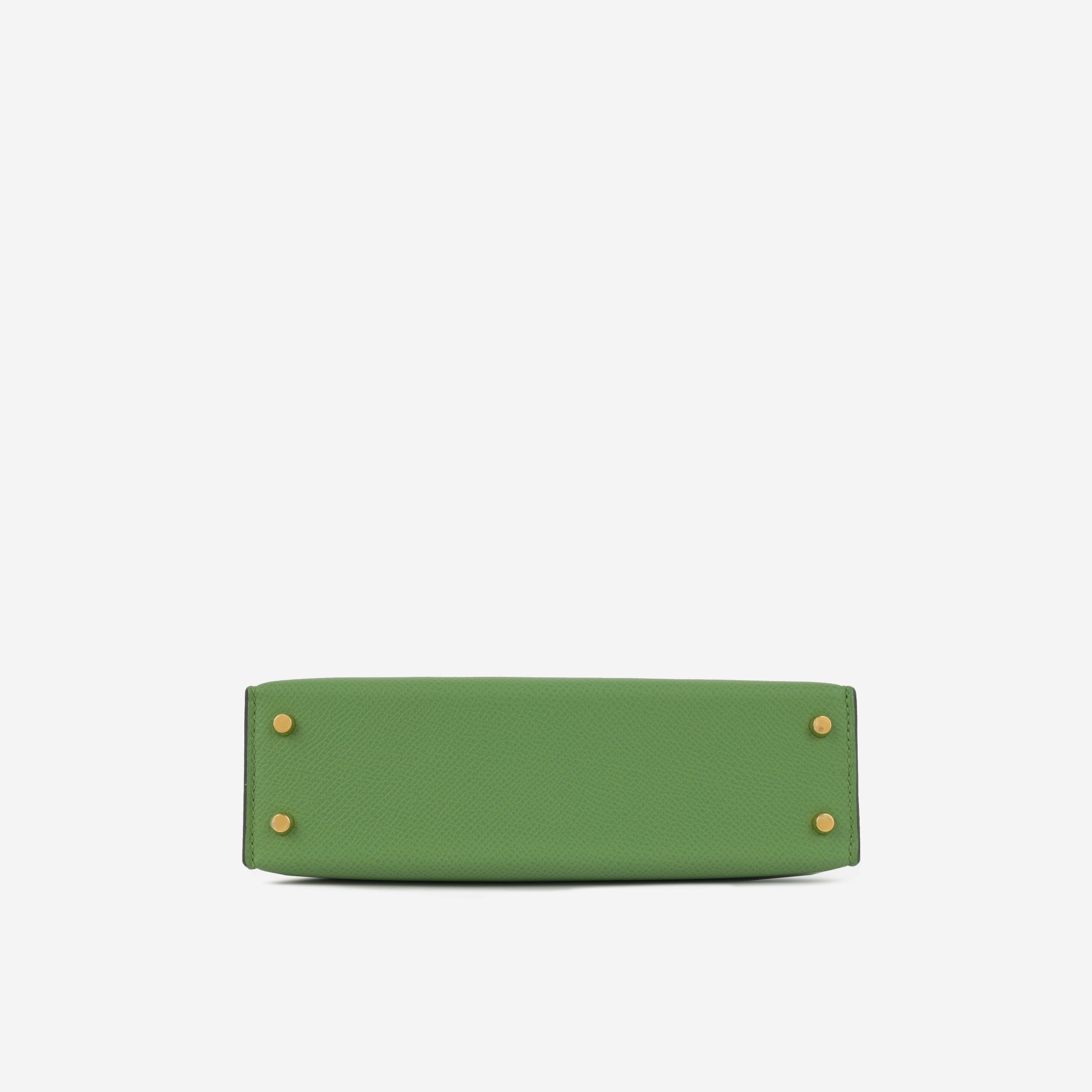 Hermès Mini Kelly - Vert Yucca Epsom | Gold Hardware