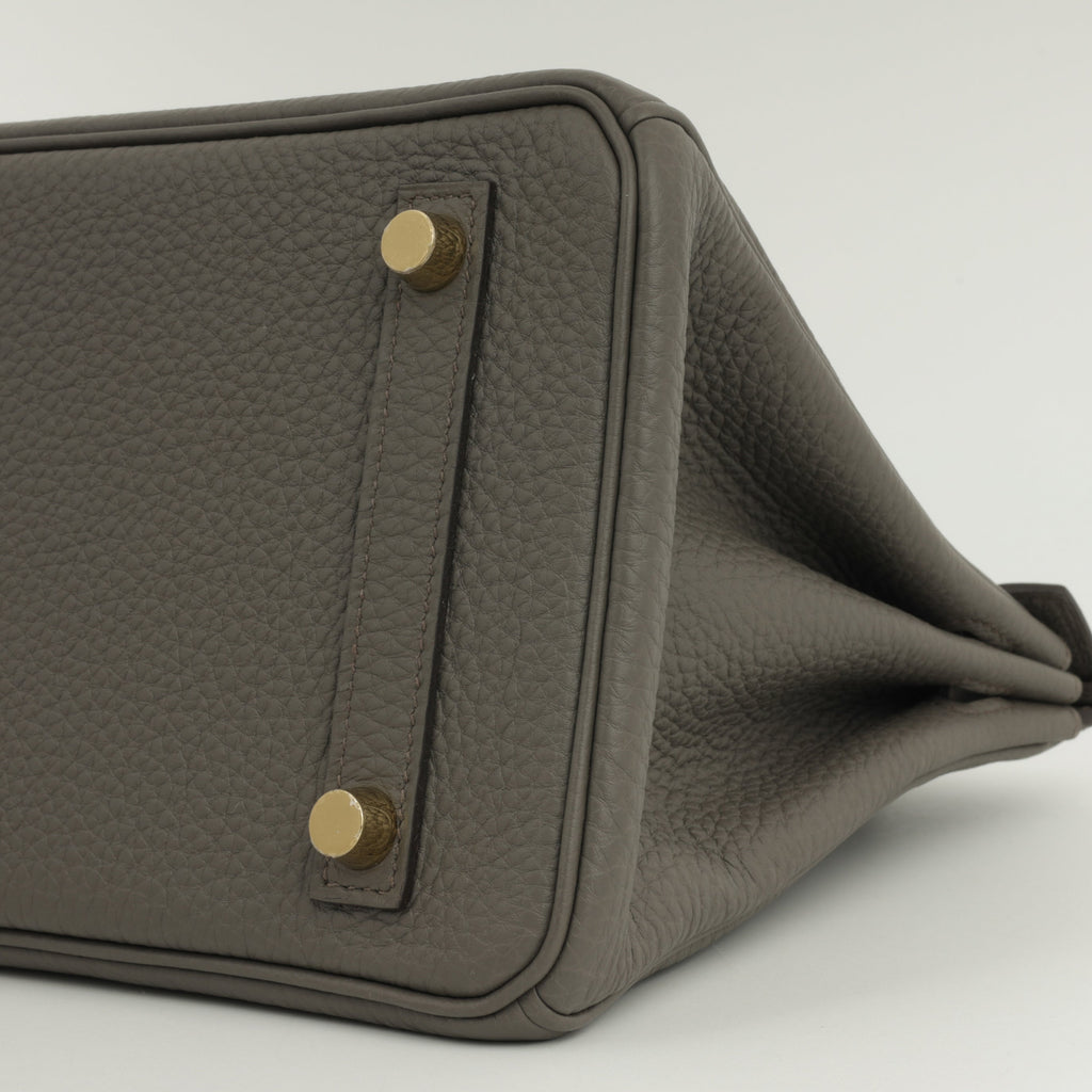 Hermès Birkin 25 - Gris Etain Togo | Gold Hardware