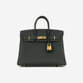 Hermès Birkin 25 - New Vert Fonce Togo | Gold Hardware