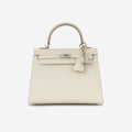 Hermès Kelly 25 - Craie Epsom | Palladium Hardware