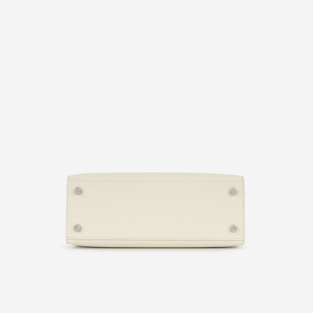 Hermès Kelly 25 - Craie Epsom | Palladium Hardware