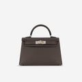 Hermès Mini Kelly - Ebene Epsom | Electrum Hardware