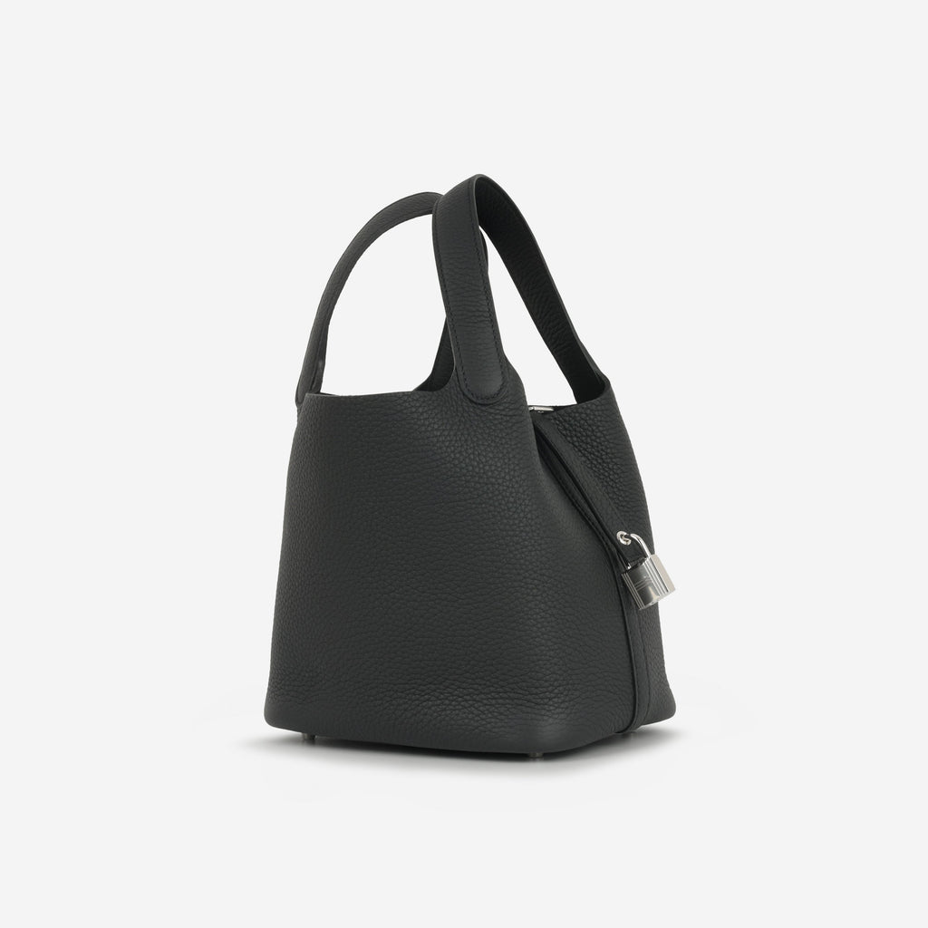 Hermès Picotin 18 - Black Clemence | Palladium Hardware