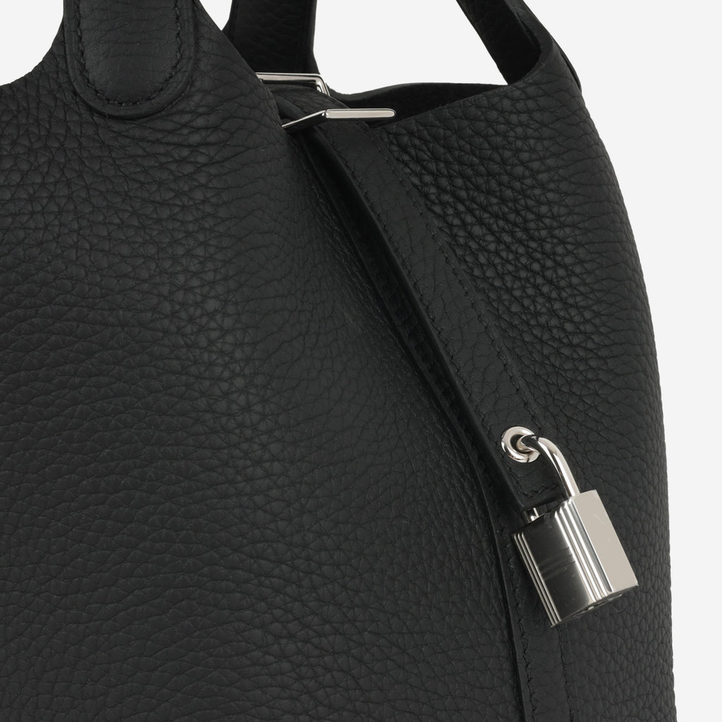 Hermès Picotin 18 - Black Clemence | Palladium Hardware